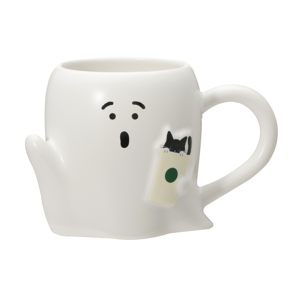 Starbucks Japan Halloween 2025 Glow in the Dark Ghost Mug